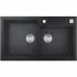 Мойка GROHE K500 с 2 чашами, 860 x 500 мм, черный гранит (31649AP0) Мойка GROHE K500 с 2 чашами, 860 x 500 мм, черный гранит (31649AP0)