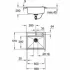 Мойка GROHE K700 с одной чашей, 560 x 510 мм, черный гранит (31651AP0) Мойка GROHE K700 с одной чашей, 560 x 510 мм, черный гранит (31651AP0)