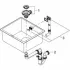 Мойка GROHE K700U с одной чашей, 457 x 406 мм, черный гранит (31653AP0) Мойка GROHE K700U с одной чашей, 457 x 406 мм, черный гранит (31653AP0)