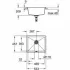 Мойка GROHE K700U с одной чашей, 533 x 457 мм, черный гранит (31654AP0) Мойка GROHE K700U с одной чашей, 533 x 457 мм, черный гранит (31654AP0)