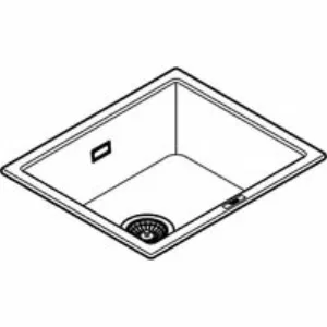 Мойка GROHE K700U с одной чашей, 533 x 457 мм, серый гранит (31654AT0) Мойка GROHE K700U с одной чашей, 533 x 457 мм, серый гранит (31654AT0)