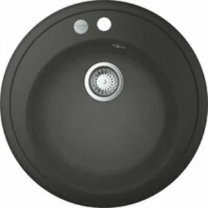 Мойка GROHE K200 с одной чашей, диаметр 510 мм, серый гранит (31656AT0) Мойка GROHE K200 с одной чашей, диаметр 510 мм, серый гранит (31656AT0)