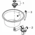 Мойка GROHE K200 с одной чашей, диаметр 510 мм, серый гранит (31656AT0) Мойка GROHE K200 с одной чашей, диаметр 510 мм, серый гранит (31656AT0)