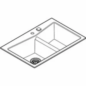 Мойка GROHE K700 с 2 чашами, 838 x 559 мм,черный гранит (31657AP0) Мойка GROHE K700 с 2 чашами, 838 x 559 мм,черный гранит (31657AP0)