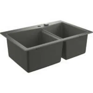Мойка GROHE K700 с двумя чашами, 838 x 559 мм, серый гранит (31657AT0) Мойка GROHE K700 с двумя чашами, 838 x 559 мм, серый гранит (31657AT0)