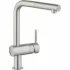 Смеситель для кухни GROHE Minta с вытяжным L-изливом, суперсталь (32168DC0) Смеситель для кухни GROHE Minta с вытяжным L-изливом, суперсталь (32168DC0)