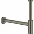 Сифон для раковины GROHE 1 1/4 дюйма из латуни, темный графит, матовый (28912AL0) Сифон для раковины GROHE 1 1/4 дюйма из латуни, темный графит, матовый (28912AL0)