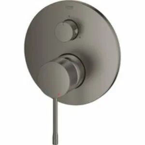 Внешняя часть смесителя для ванны GROHE Essence с переключателем на 3 положения, темный графит матовый (24092AL1) Внешняя часть смесителя для ванны GROHE Essence с переключателем на 3 положения, темный графит матовый (24092AL1)