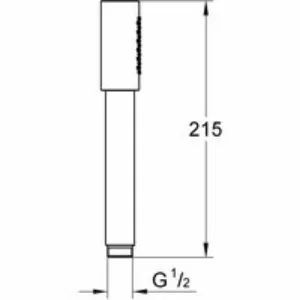 Ручной душ GROHE Sena Stick, 1 режим, никель глянцевый (26465BE0) Ручной душ GROHE Sena Stick, 1 режим, никель глянцевый (26465BE0)