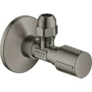 Вентиль угловой GROHE 1/2 дюйма-3/8 дюйма, 1 шт, темный графит матовый (22039AL0) Вентиль угловой GROHE 1/2 дюйма-3/8 дюйма, 1 шт, темный графит матовый (22039AL0)