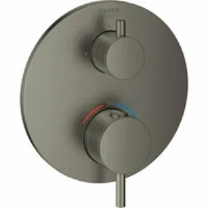 Внешняя часть термостата для душа GROHE Atrio на 2 потребителя, темный графит матовый (24134AL3) Внешняя часть термостата для душа GROHE Atrio на 2 потребителя, темный графит матовый (24134AL3)