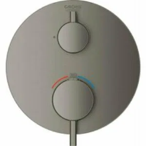 Внешняя часть термостата для душа GROHE Atrio на 2 потребителя, темный графит матовый (24134AL3) Внешняя часть термостата для душа GROHE Atrio на 2 потребителя, темный графит матовый (24134AL3)