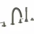 Смеситель для ванны GROHE Atrio двухвентильный, на 5 отверстий, на край ванны, темный графит матовый (19922AL3) Смеситель для ванны GROHE Atrio двухвентильный, на 5 отверстий, на край ванны, темный графит матовый (19922AL3)
