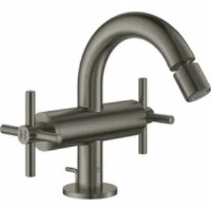 Смеситель для биде GROHE Atrio двухвентильный, темный графит матовый (24027AL3) Смеситель для биде GROHE Atrio двухвентильный, темный графит матовый (24027AL3)