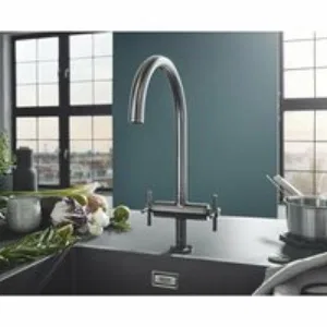 Смеситель для кухни GROHE Atrio, суперсталь (30362DC0) Смеситель для кухни GROHE Atrio, суперсталь (30362DC0)