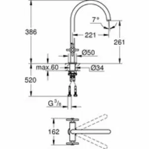 Смеситель для кухонной мойки GROHE Atrio, хром (30362000) Смеситель для кухонной мойки GROHE Atrio, хром (30362000)