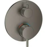 Внешняя часть термостата для ванны GROHE Atrio на 2 потребителя, темный графит матовый (24138AL3)