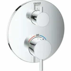 Внешняя часть термостата для душа GROHE Atrio на 2 потребителя, хром (24135003) Внешняя часть термостата для душа GROHE Atrio на 2 потребителя, хром (24135003)
