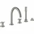 Смеситель для ванны GROHE Atrio двухвентильный, на 5 отверстий, на край ванны, суперсталь (19923DC3) Смеситель для ванны GROHE Atrio двухвентильный, на 5 отверстий, на край ванны, суперсталь (19923DC3)