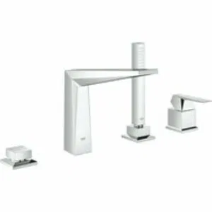 Смеситель для ванны GROHE Allure Brilliant на 4 отверстия, на край ванны, хром (19787001) Смеситель для ванны GROHE Allure Brilliant на 4 отверстия, на край ванны, хром (19787001)