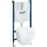 Комплект инсталляции GROHE Solido 5 в 1 с унитазом Euro Ceramic и сиденьем (39535000)