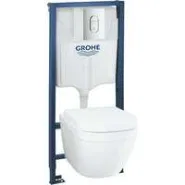 Комплект инсталляции GROHE Solido 5 в 1 с подвесным унитазом Euro Ceramic и сиденьем (39536000)