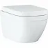 Унитаз подвесной GROHE Euro Ceramic с сиденьем, альпин-белый (39554000) Унитаз подвесной GROHE Euro Ceramic с сиденьем, альпин-белый (39554000)