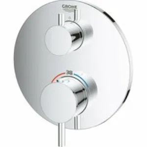Внешняя часть термостата для душа GROHE Atrio на 2 потребителя, хром (24134003) Внешняя часть термостата для душа GROHE Atrio на 2 потребителя, хром (24134003)