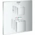 Внешняя часть термостата для душа GROHE Grohtherm Cube на 2 потребителя, хром (24154000) Внешняя часть термостата для душа GROHE Grohtherm Cube на 2 потребителя, хром (24154000)