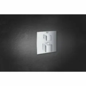Внешняя часть термостата для душа GROHE Grohtherm Cube на 2 потребителя, хром (24154000) Внешняя часть термостата для душа GROHE Grohtherm Cube на 2 потребителя, хром (24154000)