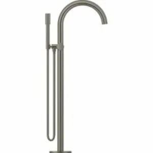 Внешняя часть смесителя для ванны GROHE Atrio напольного монтажа, темный графит матовый (32653AL3) Внешняя часть смесителя для ванны GROHE Atrio напольного монтажа, темный графит матовый (32653AL3)