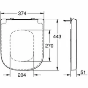 Сиденье для унитаза GROHE Euro Ceramic, альпин-белый (39331001) Сиденье для унитаза GROHE Euro Ceramic, альпин-белый (39331001)