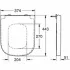 Сиденье для унитаза GROHE Euro Ceramic, альпин-белый (39331001) Сиденье для унитаза GROHE Euro Ceramic, альпин-белый (39331001)