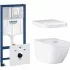 Унитаз подвесной безободковый GROHE Euro Ceramic с сиденьем с микролифтом (NW0010-1) Унитаз подвесной безободковый GROHE Euro Ceramic с сиденьем с микролифтом (NW0010-1)