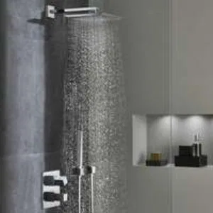 Душевая система GROHE Grohtherm Cube, хром, (34741000) Душевая система GROHE Grohtherm Cube, хром, (34741000)