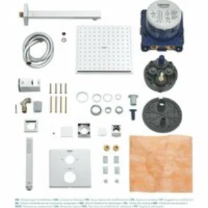 Душевая система GROHE Grohtherm Cube, хром, (34741000) Душевая система GROHE Grohtherm Cube, хром, (34741000)