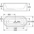 Ванна GROHE Essence, 180 x 80 х 57,5, альпин-белый (39611000) Ванна GROHE Essence, 180 x 80 х 57,5, альпин-белый (39611000)