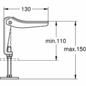 Ножки для встраиваемых ванн GROHE, (49115000) Ножки для встраиваемых ванн GROHE, (49115000)