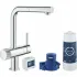 Смеситель для кухонной мойки GROHE Blue Pure Minta с функцией фильтрации, с фильтром в комплекте, хром (30382000) Смеситель для кухонной мойки GROHE Blue Pure Minta с функцией фильтрации, с фильтром в комплекте, хром (30382000)