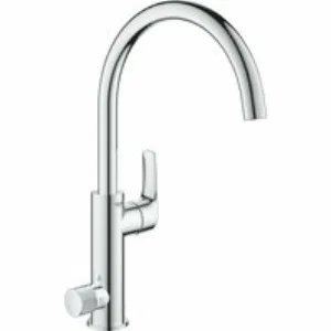 Смеситель для кухонной мойки GROHE Blue Pure Eurosmart, с функцией фильтрации, без фильтра в комплекте, хром (31722000) Смеситель для кухонной мойки GROHE Blue Pure Eurosmart, с функцией фильтрации, без фильтра в комплекте, хром (31722000)