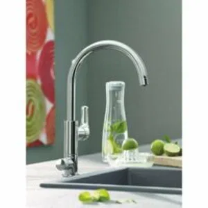 Смеситель для кухонной мойки GROHE Blue Pure Eurosmart, с функцией фильтрации, без фильтра в комплекте, хром (31722000) Смеситель для кухонной мойки GROHE Blue Pure Eurosmart, с функцией фильтрации, без фильтра в комплекте, хром (31722000)