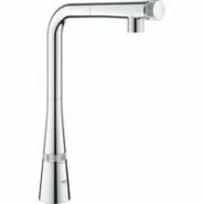 Смеситель для кухни GROHE Zedra SmartControl с вытяжным изливом, хром (31593002)