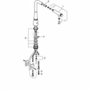 Смеситель для кухни GROHE Zedra SmartControl с вытяжным изливом, хром (31593002) Смеситель для кухни GROHE Zedra SmartControl с вытяжным изливом, хром (31593002)