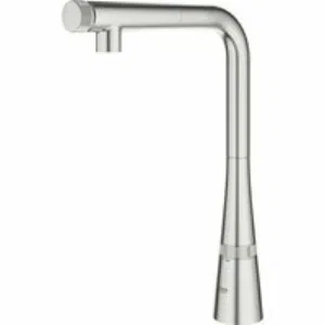 Смеситель для кухни GROHE Zedra SmartControl с вытяжным изливом, суперсталь (31593DC2) Смеситель для кухни GROHE Zedra SmartControl с вытяжным изливом, суперсталь (31593DC2)