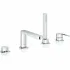 Смеситель для ванны GROHE Plus на 4 отверстия, хром (29307003) Смеситель для ванны GROHE Plus на 4 отверстия, хром (29307003)