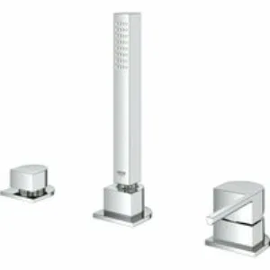 Смеситель для ванны GROHE Plus на 3 отверстия, хром (23845003) Смеситель для ванны GROHE Plus на 3 отверстия, хром (23845003)