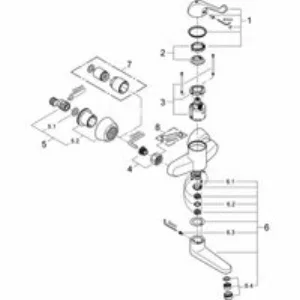 Смеситель для раковины GROHE Euroeco Special, хром (32792000) Смеситель для раковины GROHE Euroeco Special, хром (32792000)