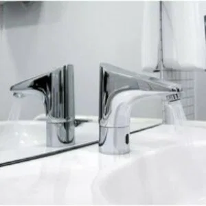 Смеситель для раковины GROHE Europlus E инфракрасный, хром (36015001) Смеситель для раковины GROHE Europlus E инфракрасный, хром (36015001)