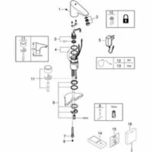 Кран для раковины GROHE Europlus E инфракрасный, без функции смешивания, хром (36016001) Кран для раковины GROHE Europlus E инфракрасный, без функции смешивания, хром (36016001)