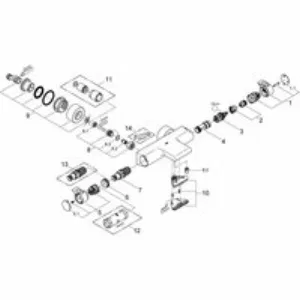 Термостат для ванны GROHE Grohtherm 2000, хром (34174001) Термостат для ванны GROHE Grohtherm 2000, хром (34174001)